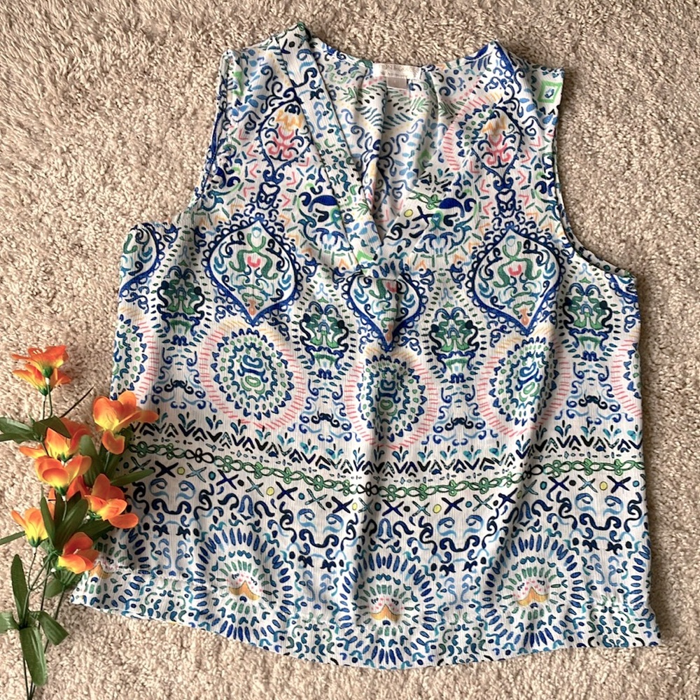 Finn & Grace | Bohemian Print Sleeveless Top